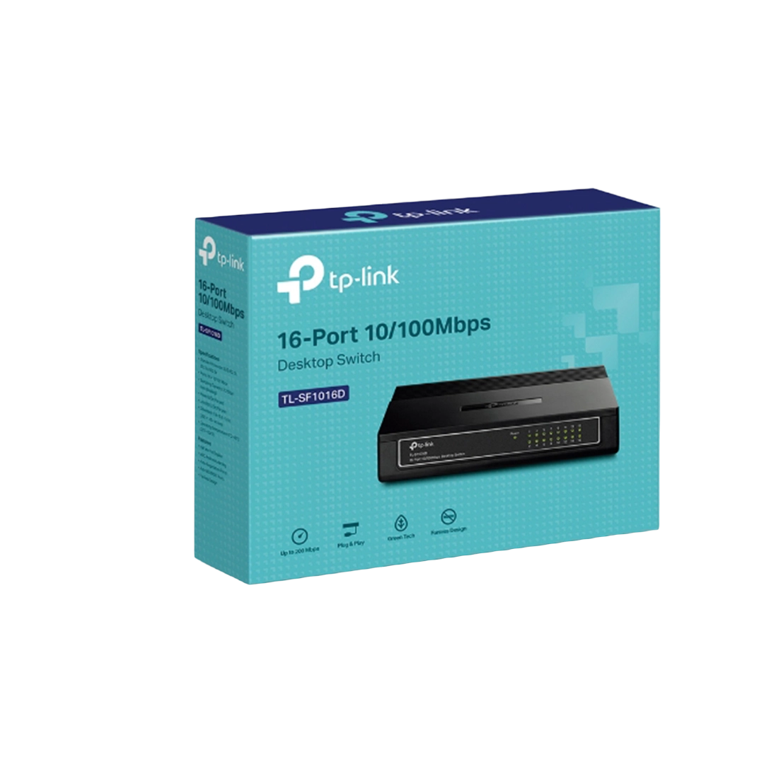 TP-Link TL-SF1016D 16-Port Fast Ethernet Switch
